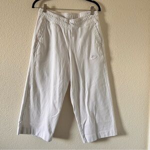 Nike Wide Leg Drawstring Waist Pants Women Size Medium